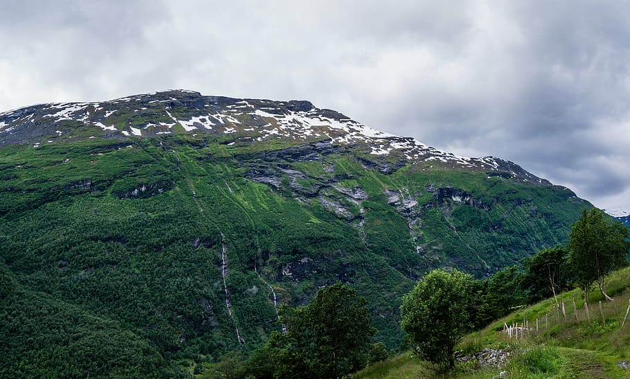 mountains, view, landscape, alpine, highlands, nature, outdoor HD wallpaper