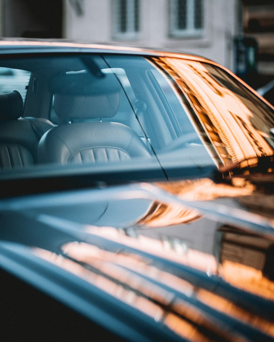 close-up photography of black vehicle during daytime, black vehicle HD wallpaper