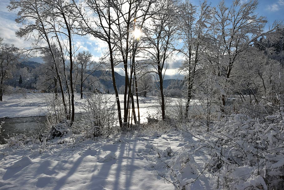 Winter In The Mountains, fairy-tale winter, winter landscape, HD wallpaper