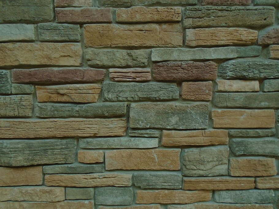 concrete brick wall, backdrop, brickwork, pattern, backgrounds HD wallpaper