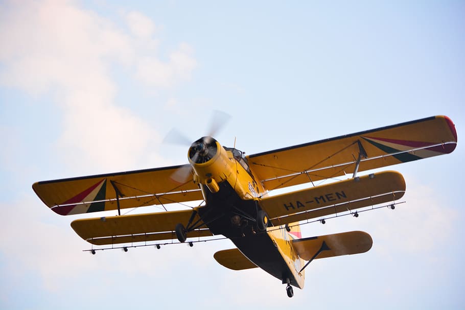 flying, spraying, flight, sky, air vehicle, mode of transportation HD wallpaper