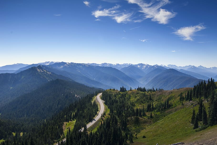 Near mountain. Blue Sky with Mountain. View photos.