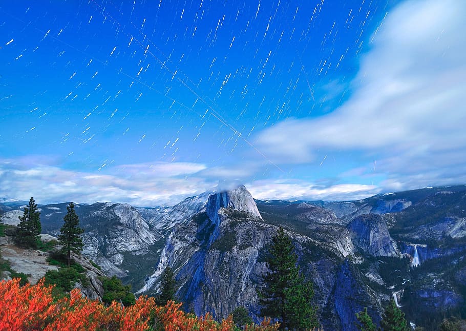landscape, mountain peak, mountain range, mountains, nature HD wallpaper