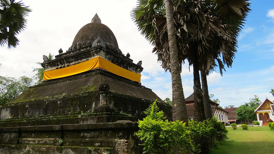 laos, luangprabang, asia, temple, buddhism, architecture, built structure