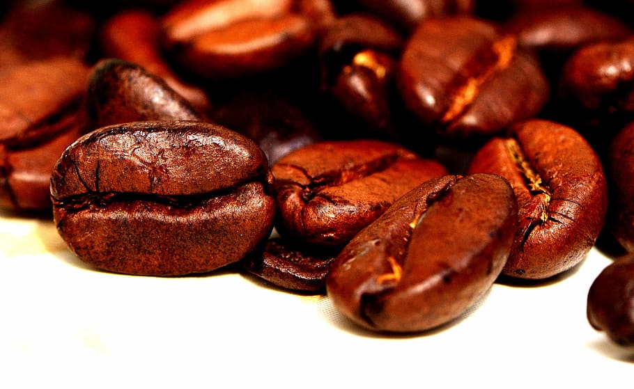 oval brown nut lot, coffee, coffee beans, cafe, roasted, caffeine HD wallpaper