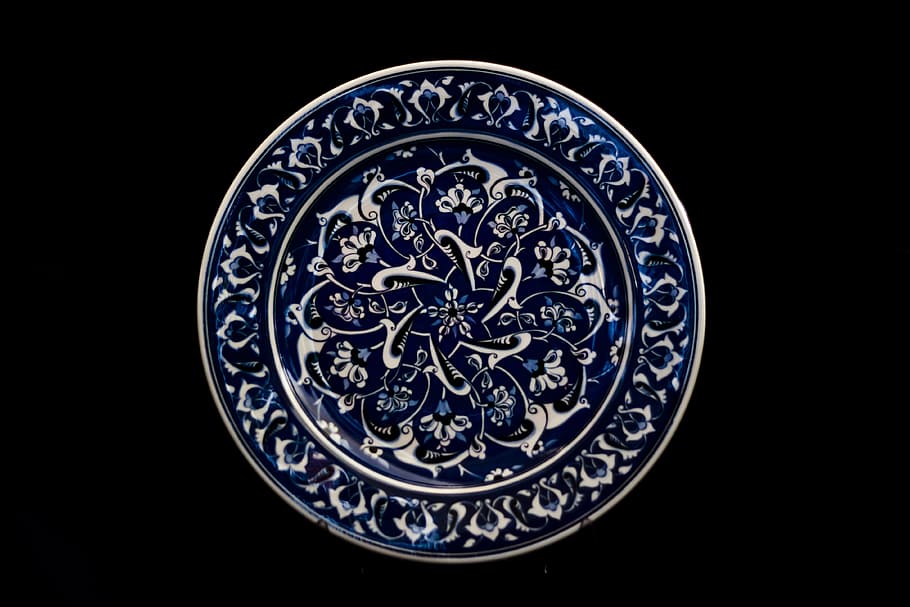 Tile, Handicrafts, Plate, increased, ceramic, turkey, atalay melahat glow HD wallpaper