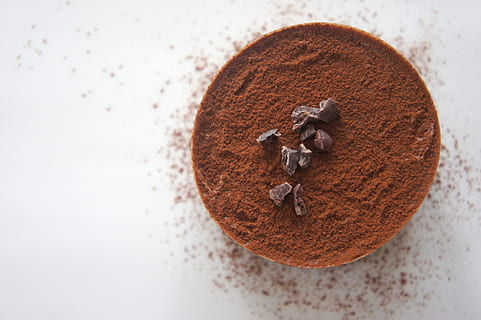 Close-up Photography of Cocoa Powder, beverage, blur, chocolate HD wallpaper