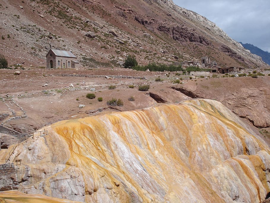 mountain, mendoza, yellow, scenics - nature, rock, rock - object HD wallpaper