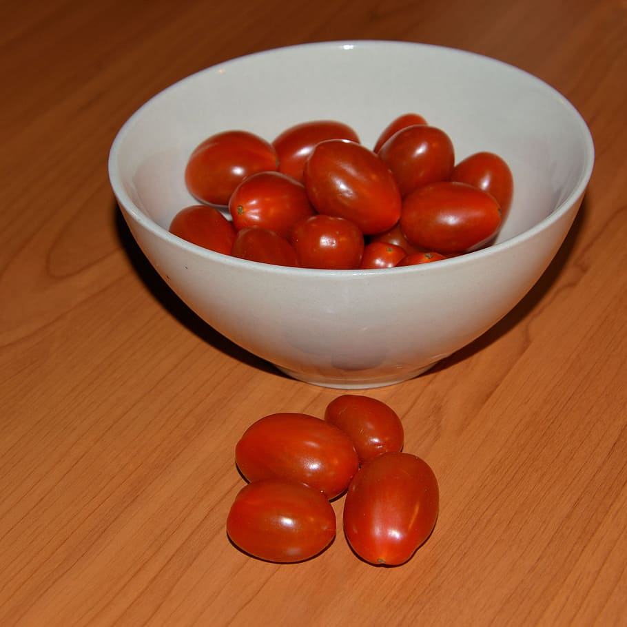 snack tomatoes, mini tomatoes, red, eat, vitamins, cherry tomatoes HD wallpaper