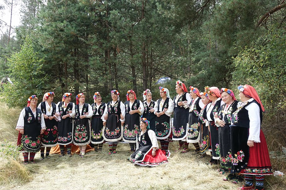 traditional, ethno, ethnic, folk, folklore, fest, festival, HD wallpaper