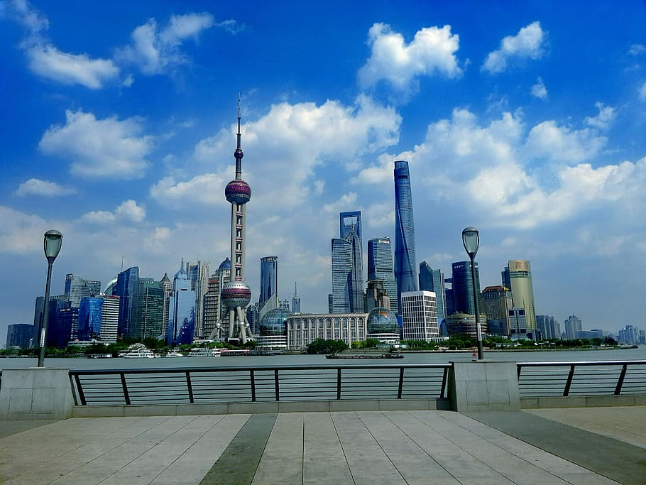 HD wallpaper: Shanghai, The Bund, Pearl