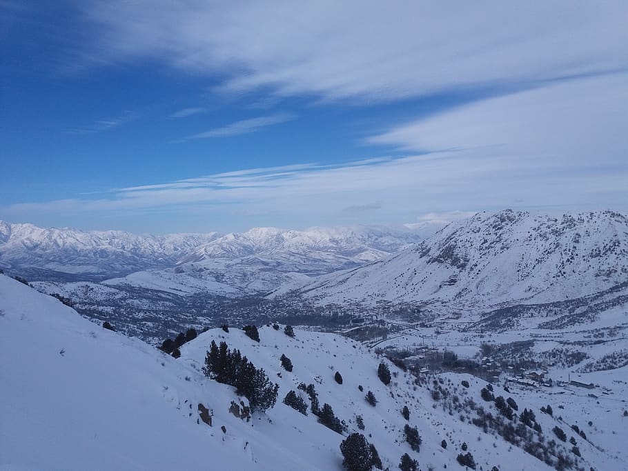 snow, winter, mountain, panoramic, cold, cold temperature, scenics - nature HD wallpaper