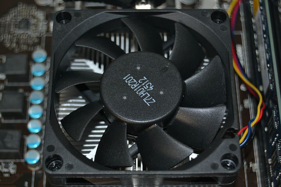 cooler, ram, motherboard, technology, communication, close-up HD wallpaper