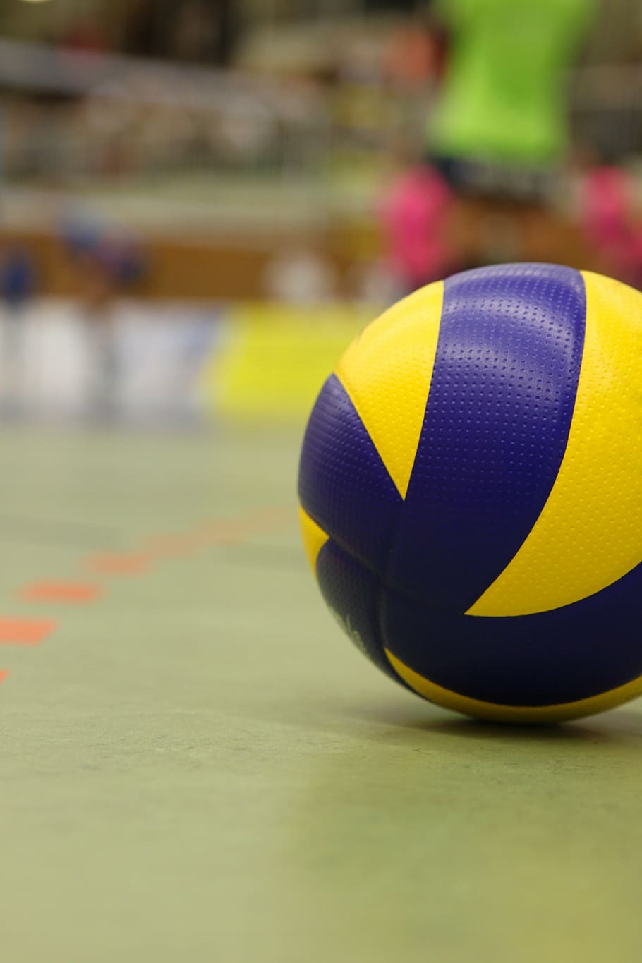 selective focus photography og ]volleyball on field, sport, ball sports, HD wallpaper