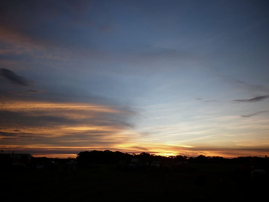 sunset, ranger, landscape, sky, cloud - sky, silhouette, scenics - nature HD wallpaper