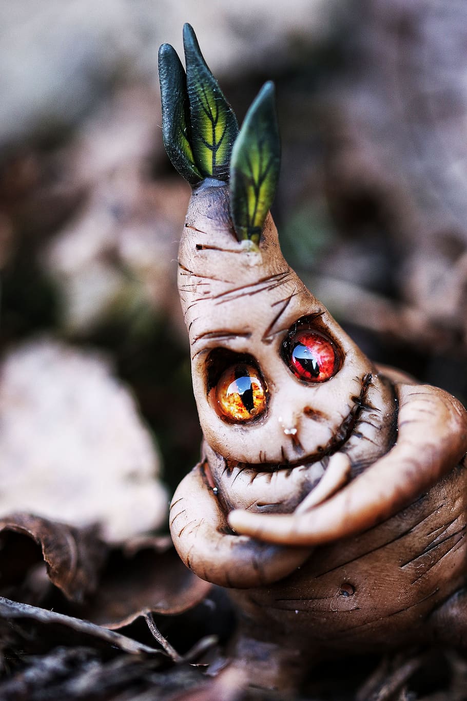 Figure, Miniature, Fun, Small, art, fantasy, fairytale, animal HD wallpaper