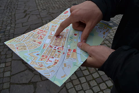 person holding map, Search, Travel, Direction, Lost, hiker HD wallpaper