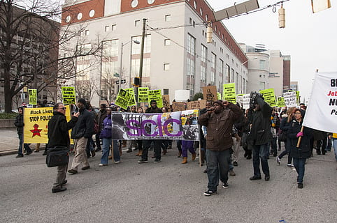 Demonstration, Protest, black lives matter, baltimore, city HD wallpaper