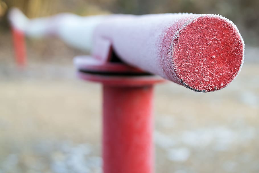 Turnpike, Barrier, Border, Limit, Winter, frozen, frost, demarcation HD wallpaper