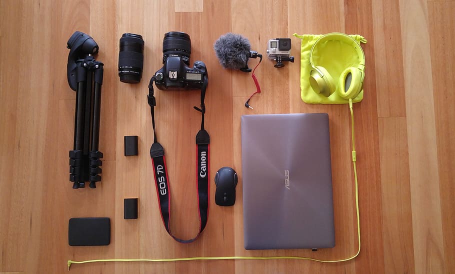 tripad, lens, osmo, camera, canon, dslr, photography, mouse HD wallpaper