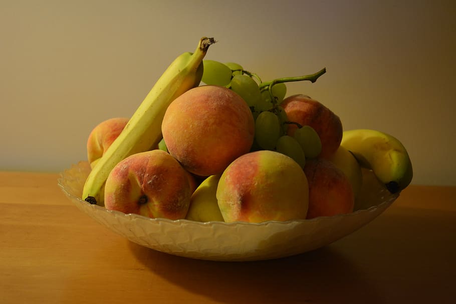 fruit, still life, interior, inside, food, freshness, ripe HD wallpaper