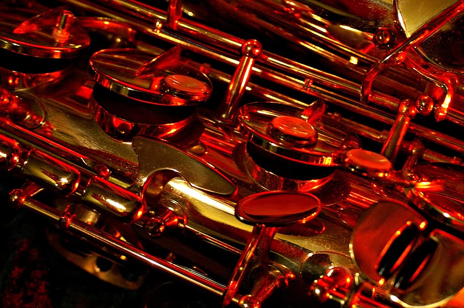 closeup photography of wind instrument, Saxophone, Tenor, Folding, HD wallpaper