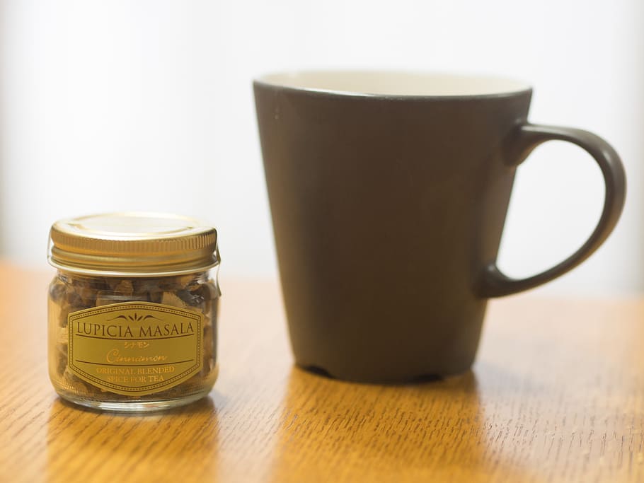 tea time, mug, afternoon, small bottle, indoors, close-up, container HD wallpaper