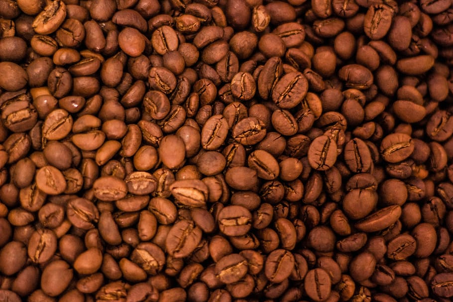 Coffee Beans, bunch of coffee beans, texture, grind, organic HD wallpaper