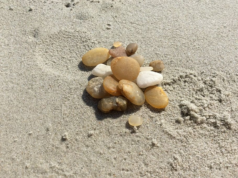 Rocks, Pile, Beach, Texture, Heap, nature, stone, stack, together HD wallpaper