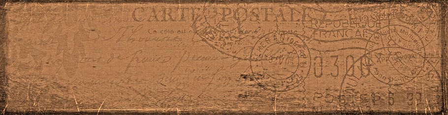 Post, Postcard, Nostalgia, Token, old fashioned, brown, textured HD wallpaper