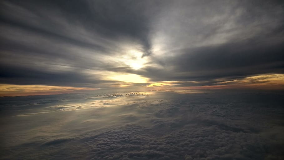 sol, sky, landscape, widescreen, cloud, cloud - sky, beauty in nature HD wallpaper