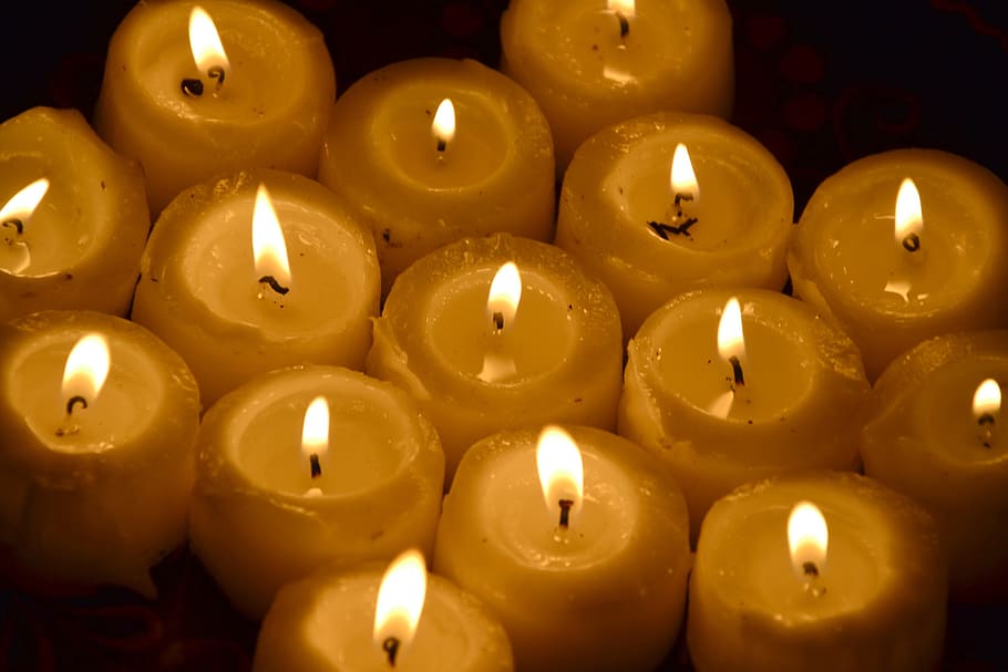 candles, light, fire, mood, dark, flame, candle flame, burning HD wallpaper