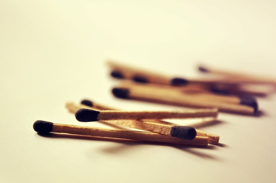 match sticks, amazing, beautiful, studio shot, indoors, selective focus HD wallpaper