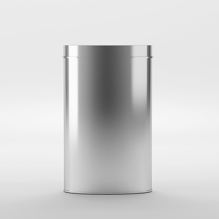 gray compact refrigerator, tin, can, white, metal, tinned, product, HD wallpaper