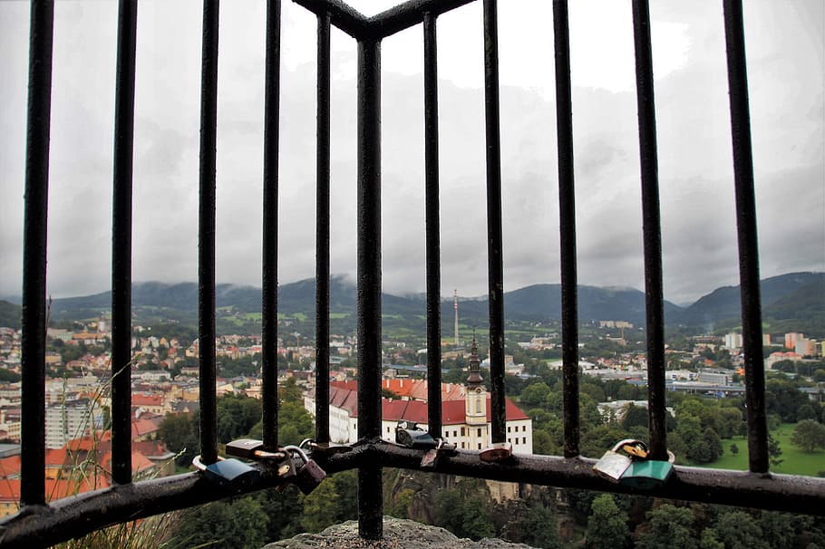 děčín, castle, grid, monument, czech republic, czech switzerland HD wallpaper