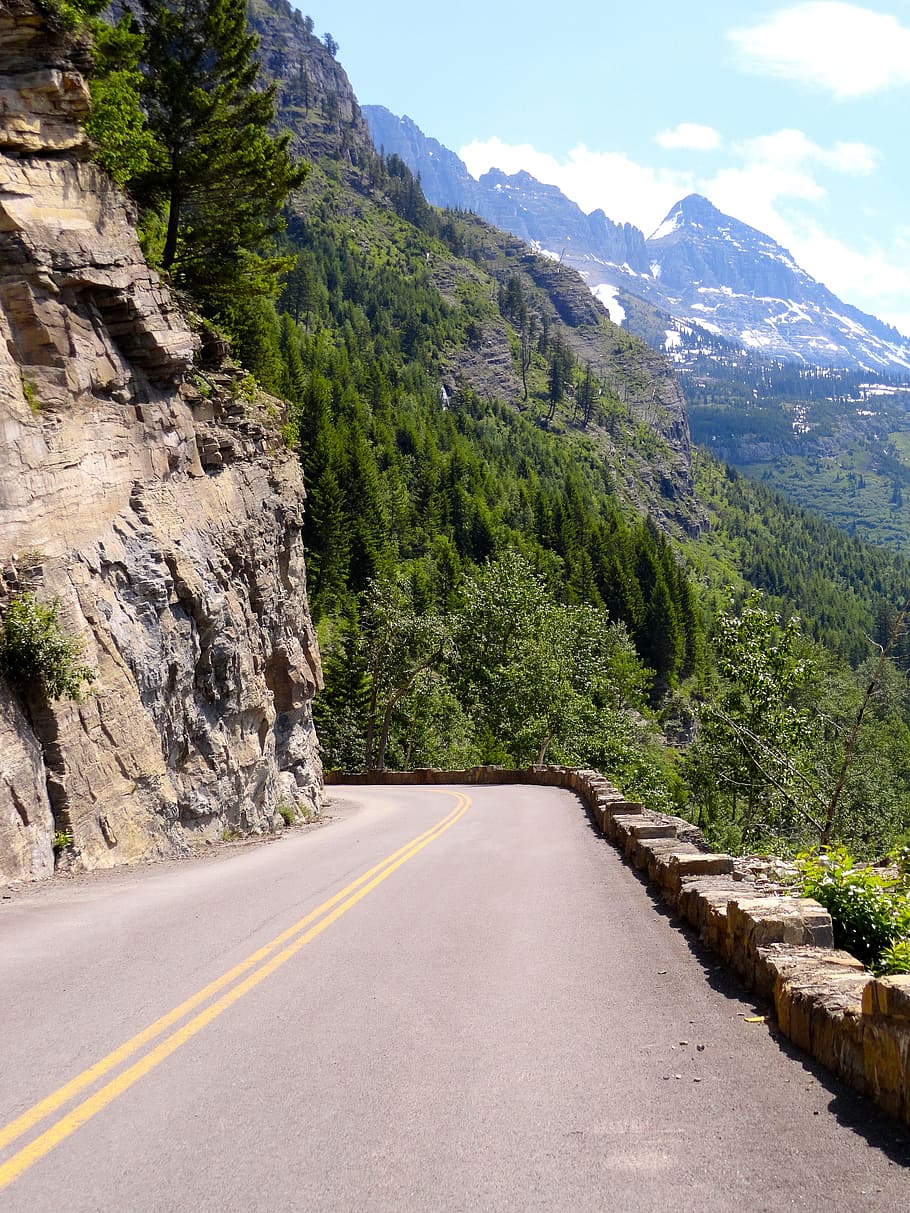 Mountain Pass, Pass, Road, Scenery, landscape, travel, rock HD wallpaper