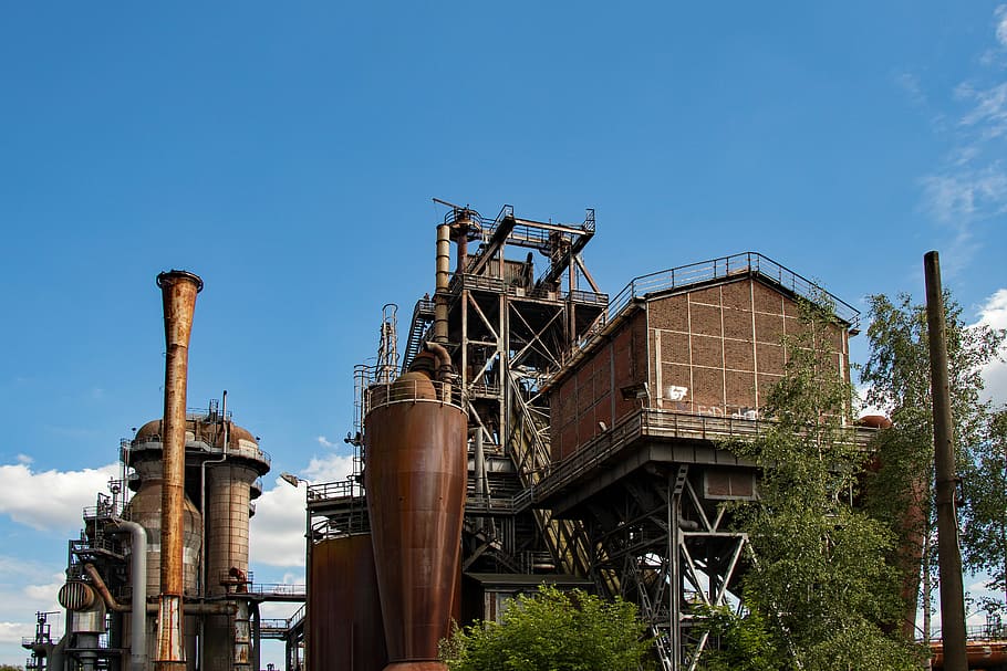 Duisburg, Steel Mill, Factory, Industry, old, architecture