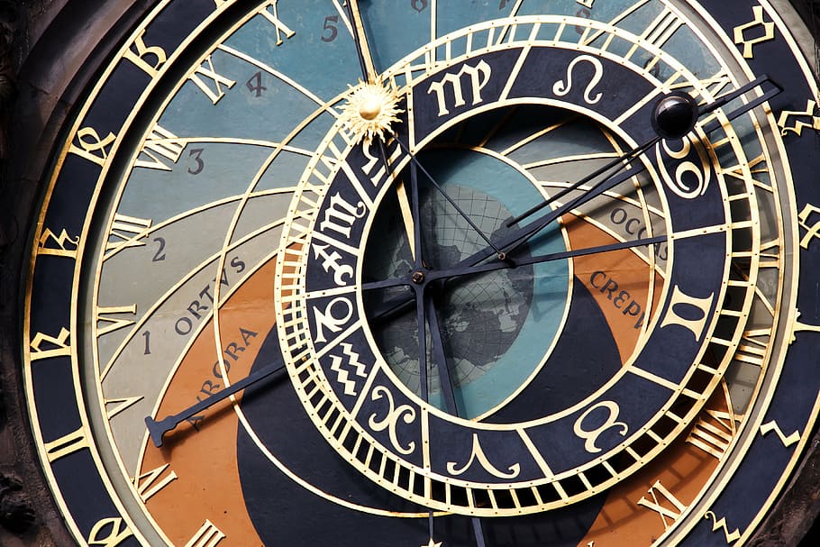 closeup photo of tower clock, ancient, antique, architecture HD wallpaper
