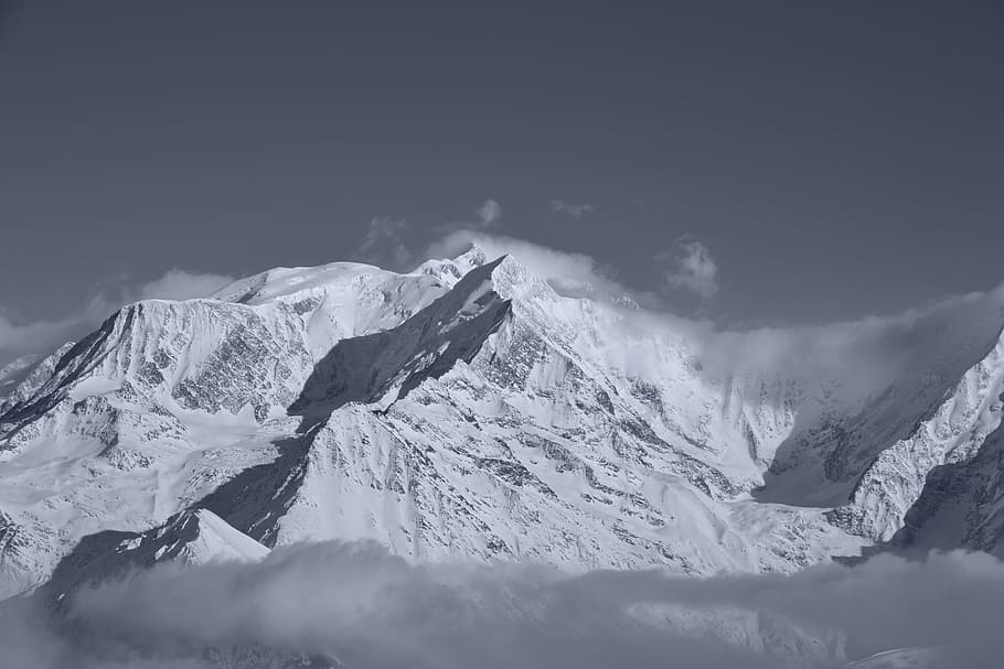 ski, alps, snow, winter, mountain, landscape, panorama, france HD wallpaper