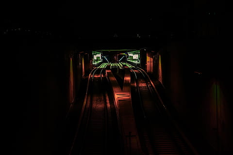 dark, light, illuminated, indoors, abstract, mystery, desktop HD wallpaper