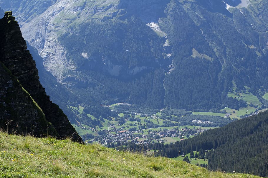 alps, mountain, landscape, adventure, europe, alpine, switzerland HD wallpaper