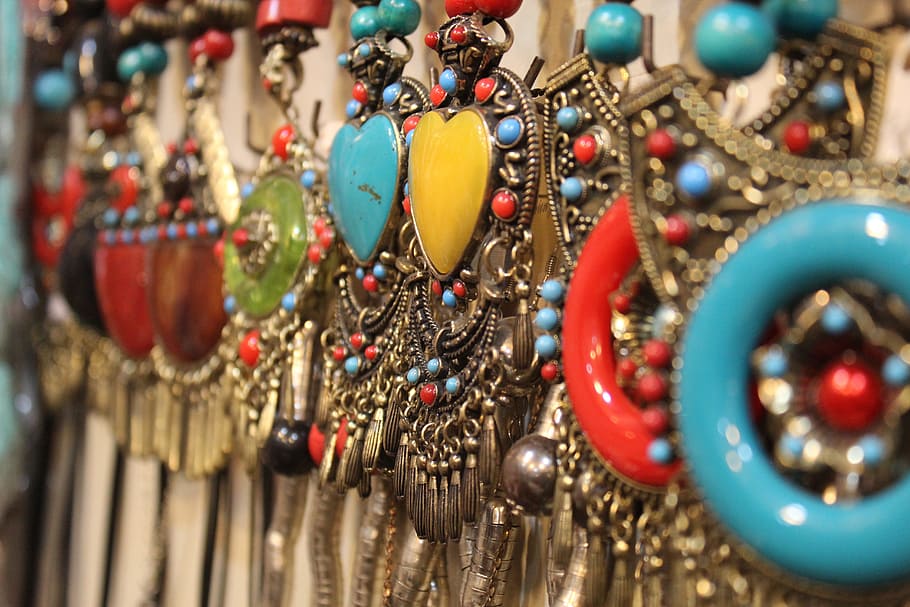 Colorful necklaces sale fashion