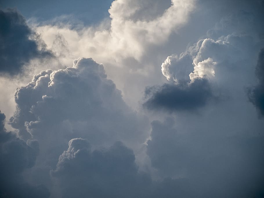 thunderstorm, storm clouds, dramatic, cloud - sky, beauty in nature HD wallpaper