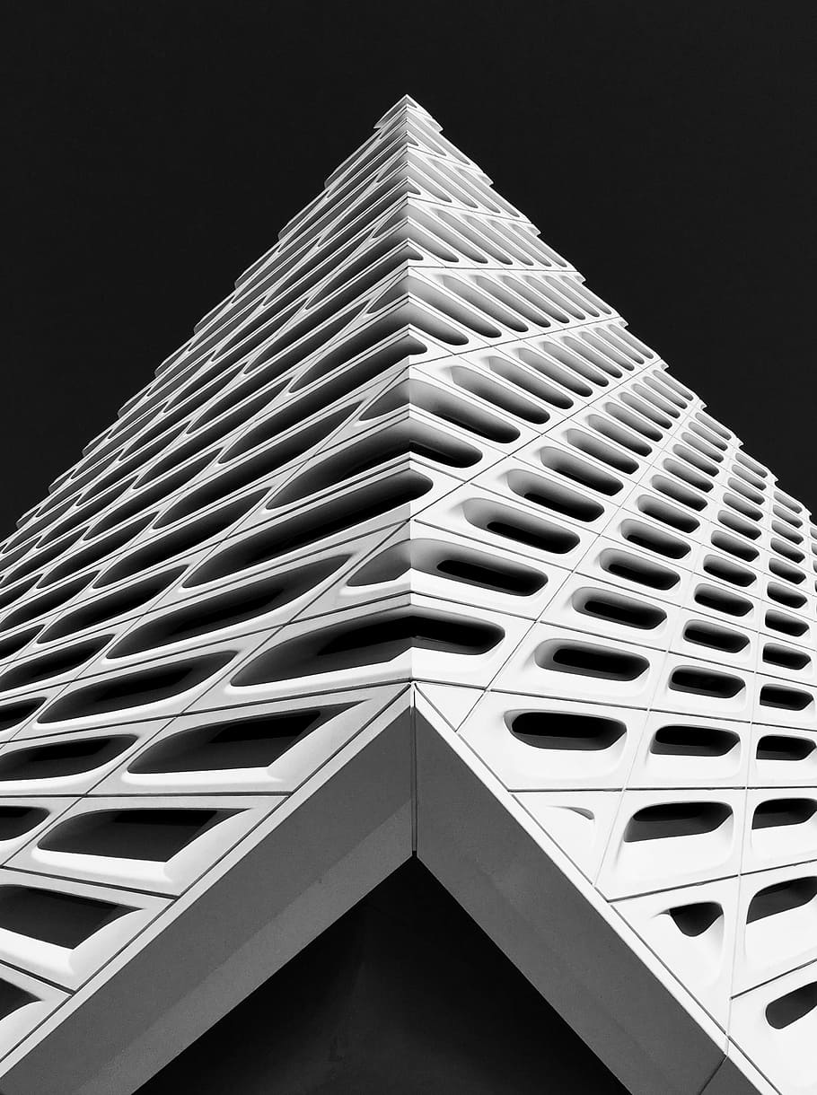 low angle photography of highrise building, architecture, corner HD wallpaper