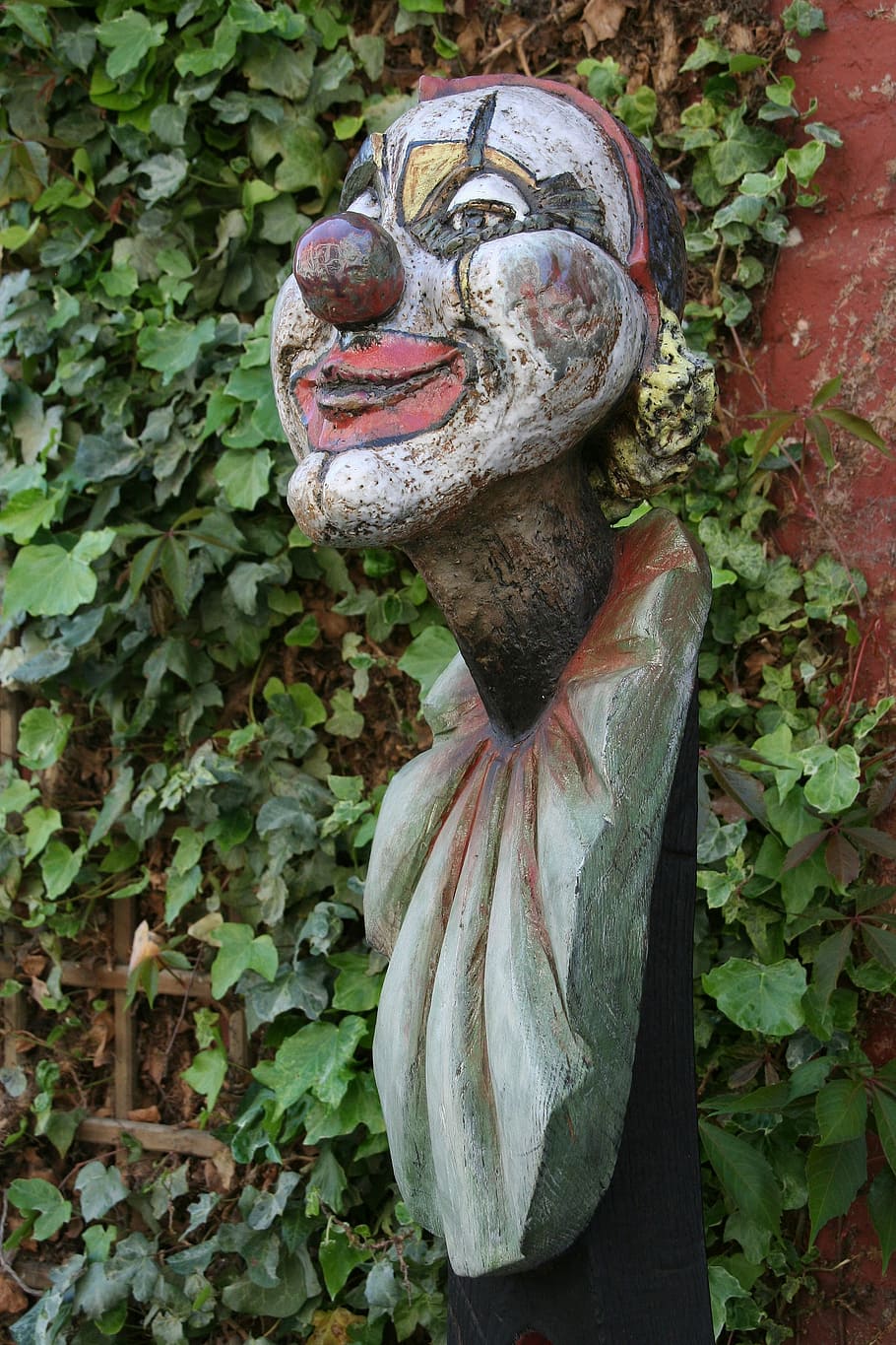clown, figure, carving, representation, art and craft, sculpture HD wallpaper