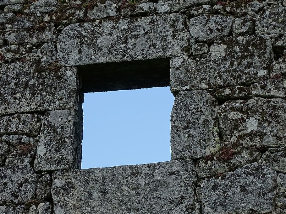 wall, window, sky, architecture, built structure, no people HD wallpaper