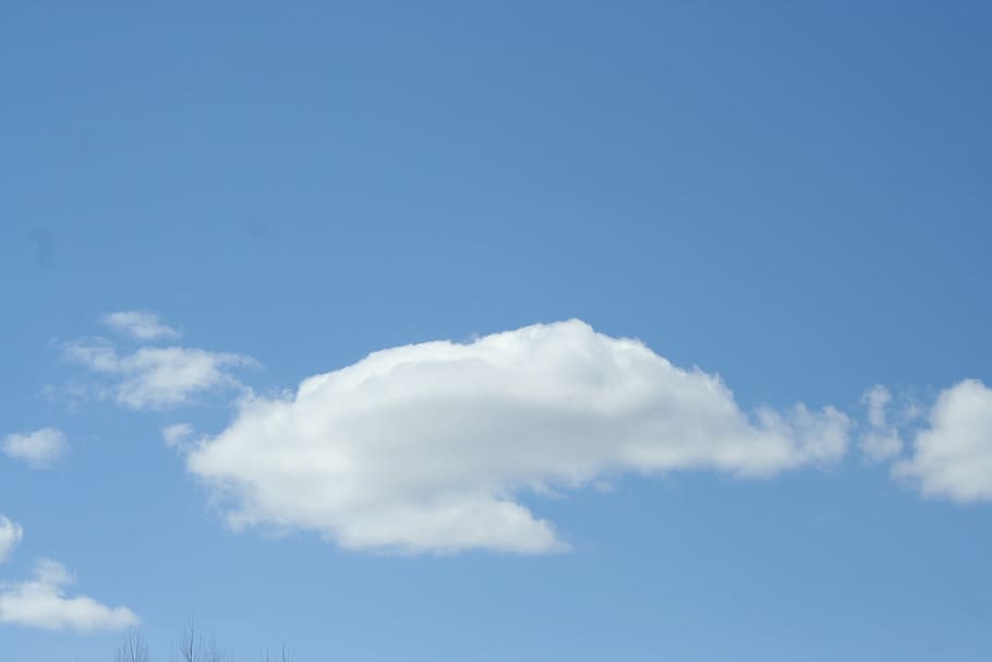 blue, sky, cloud, nature, weather, day, air, outdoors, summer HD wallpaper