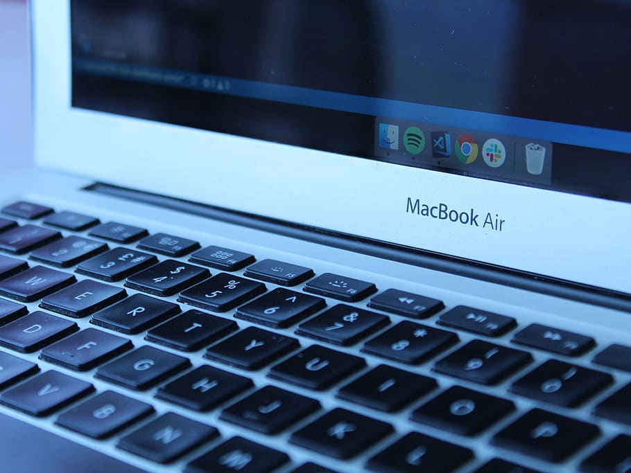 macbook, keyboard, portable, macintosh, technology, computer HD wallpaper