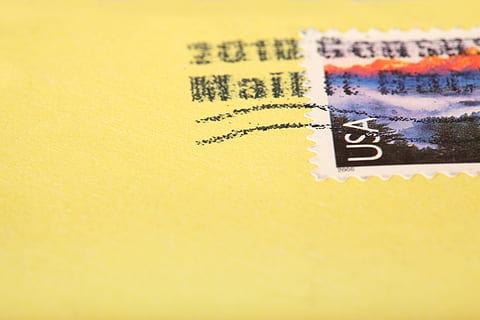 USA postage stamp, Card, Design, Envelope, Letter, Mail, mark HD wallpaper