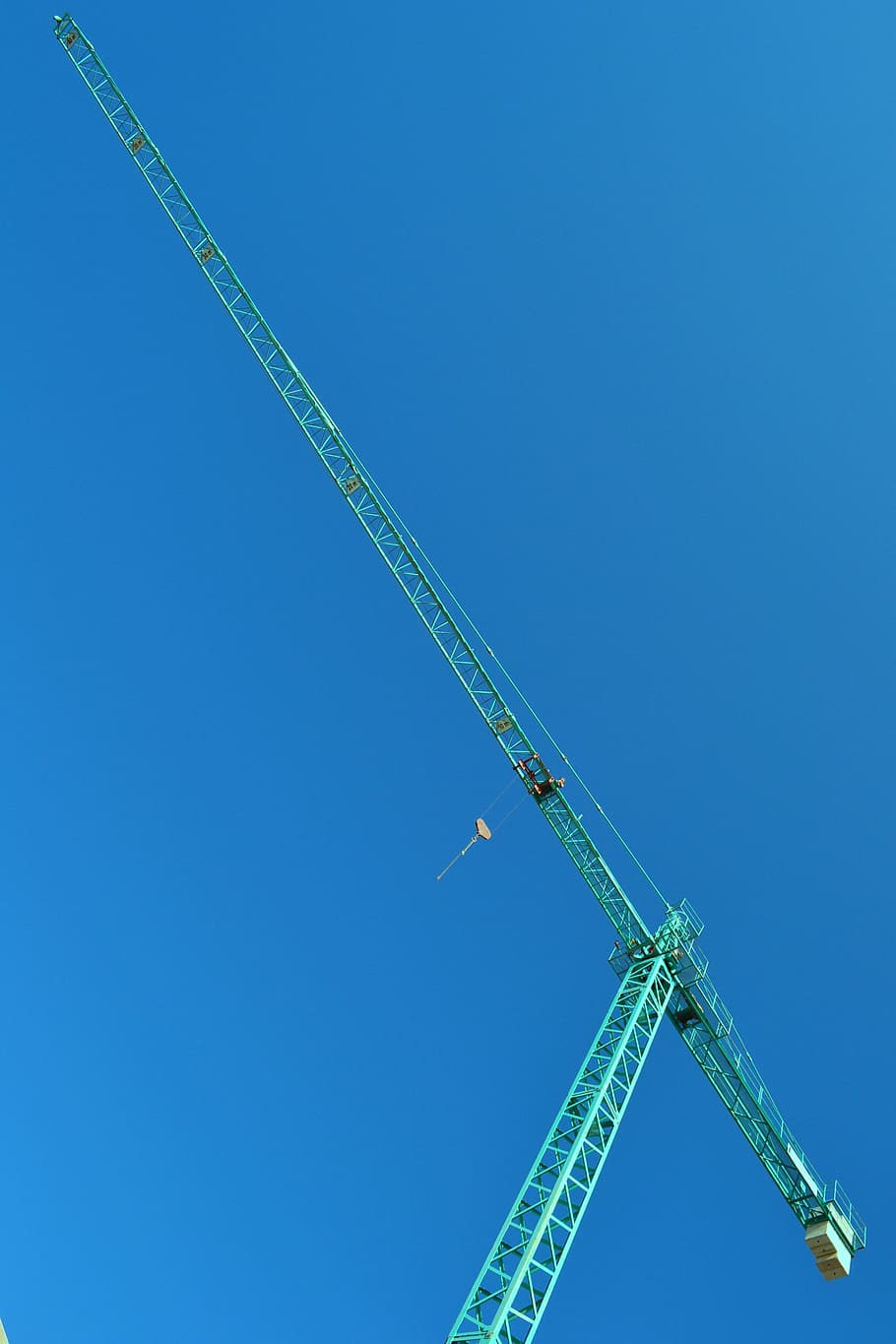 crane, construction, work, crane - construction machinery, sky HD wallpaper